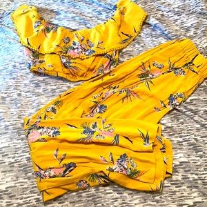 Thread story two piece pant set